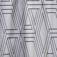 thumbnail image 4 of DESIGN ART Designart 'Geometric Pattern in Op Art Design' Scandinavian Curtain Single Panel 52 in. wide x 95 in. high - 1 Panel 95 Inches, 4 of 5