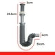 thumbnail image 2 of Cespol para Lavabo URREA flexible En Plastico y contra preponchada 3712G, 2 of 7
