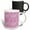 Multicolor, variant on 3drose, Pretty Pink with Pastel Gradient Soft Aztec Pattern, 11oz Two-tone Yellow Mug