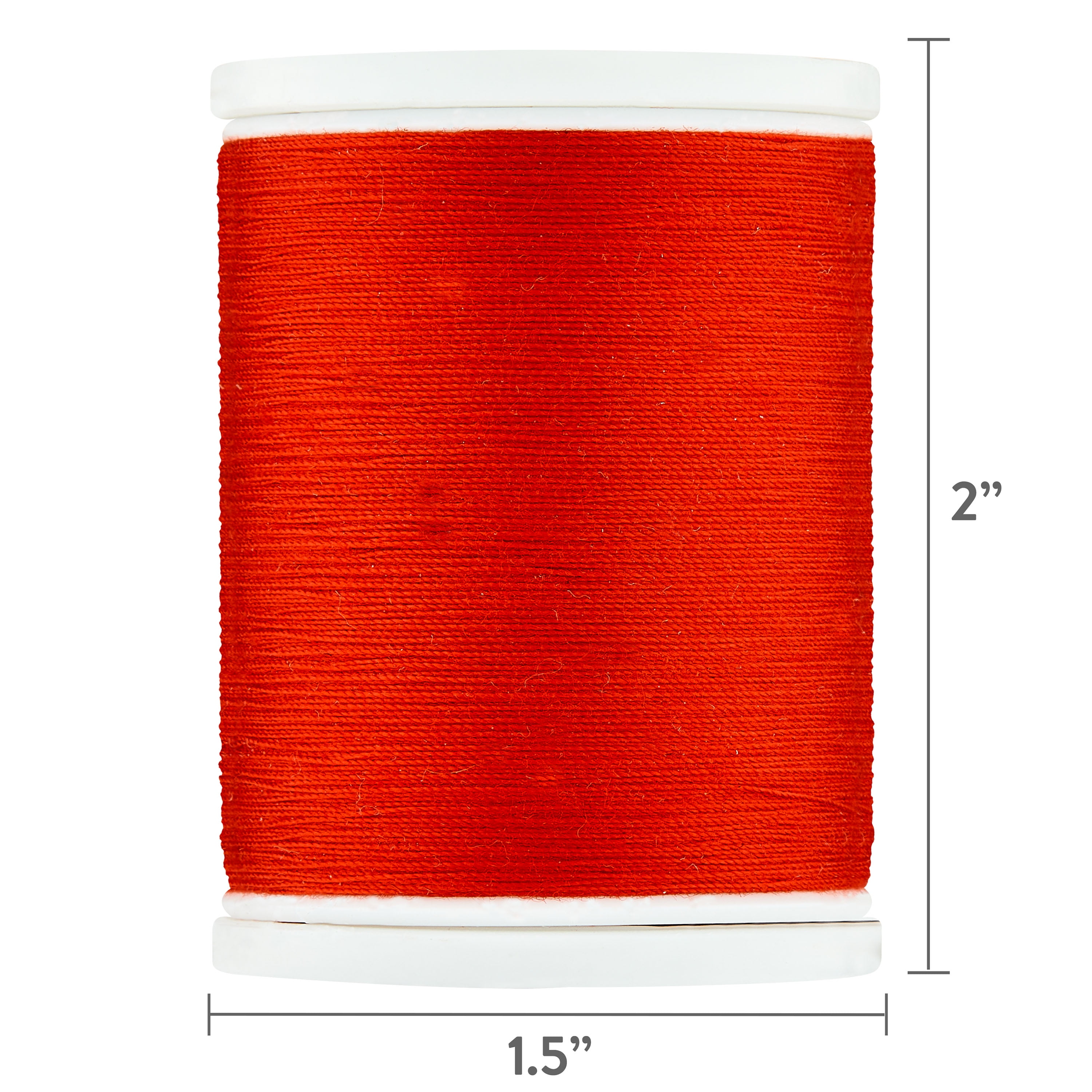 Hello Hobby Spanish Red 100% Polyester All Purpose Thread, 300 Yards