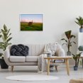 thumbnail image 3 of Stupell Industries Farmhouse Ranch Fence Grasslands Mountain Range Clear Sky Sunrise White Framed Giclee Art, 30 x 24, by Sol Rapson, 3 of 7