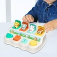 thumbnail image 1 of Juguete de causa y efecto animal, caja de interruptores, habilidades cognitivas, amigos interactivos, juguete para bebé, juego de escondite para niños, 1 of 8