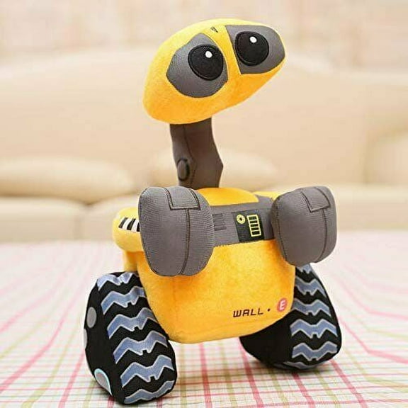 Wall e Robot Yellow 11" Rare Plush Soft Stuffed New GIFT Holiday Wall E & Eve New