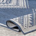 thumbnail image 4 of nuLOOM Landry Aztec Indoor/Outdoor Blue 4' x 6' Southwestern Area Rug, 4 of 9