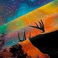 thumbnail image 5 of Erosebridal Jungle Wildlife Deer Black Out Curtains,Rustic Farmhouse Hunting Curtains Pack of 2 (42x63 Each) For Men Women, 5 of 7