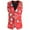 Red, variant on YAYUBA Mens Suit Vest Paisley Floral Victorian Vests Valentines Day Casual 3D Digital Heart Shaped Print V Neck Sleeveless Coat Suit Vest Top