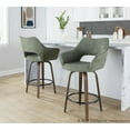 thumbnail image 2 of LumiSource Mustang 26" Fixed-Height Counter Stool - Set of 2, 2 of 6
