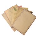 thumbnail image 1 of 56 Pcs Papier Kraft Rétro Papier à Lettres Vintage Ensemble de Papeterie (7 Couleurs), 1 of 9