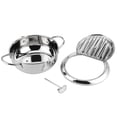 thumbnail image 3 of Japanese Style Mini Stainless Steel Frying Pot with Thermometer Induction Cooker Compatible Stainless Steel Frying Pot, 3 of 5