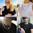 thumbnail image 2 of PROSTEEL Pure S925 Sterling Silver Chains for Women Men 1.6mm Twisted Rope Necklace 26 Inch Thin Non-tarnish Birthday Valentines Jewelry Gifts for Girlfriend Boyfriend, 2 of 7