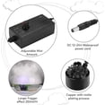 thumbnail image 6 of FITNATE Mist Maker Ultrasonic 24V 12 LED Fogger Mister Adjustable Fog Atomizer Air Humidifier Black, 6 of 9