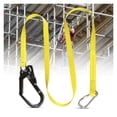 thumbnail image 4 of Practical Safety Belt Long-lasting Safety Rope Low Friction Protective Equipment Safety Belt Fall Arrest Work Harness Lanyard, 4 of 6