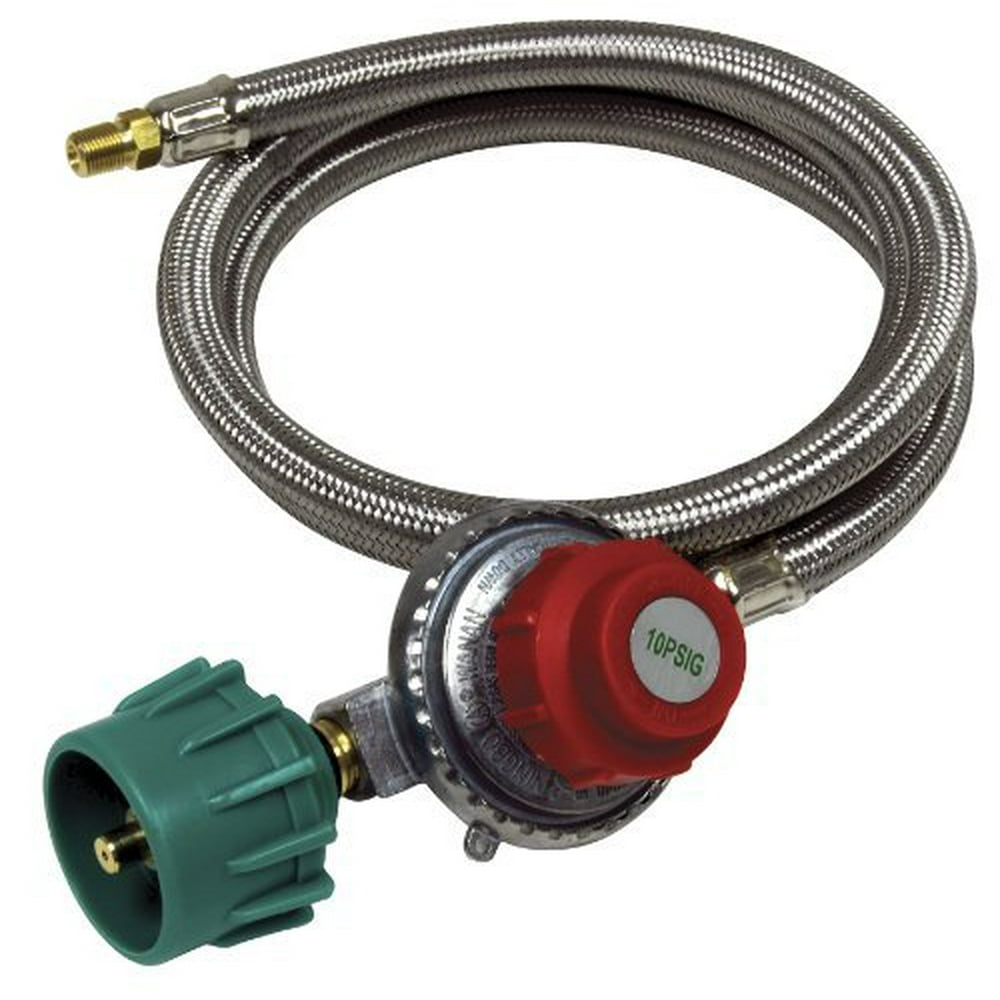 Turkey Fryer High Pressure 36" Stainless Steel Hose w/ Adjustable