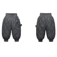 thumbnail image 3 of LIJCC Baby Kids Snow Puffer Down Pants for Toddler Baby Warm Skiing Pant Ski Snowpant Windproof Trouser(Grey,6-12 Months), 3 of 3