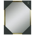 thumbnail image 2 of Hometrends Ultima Brush Wall Mirror, Rectangular Mirror, 16.50x19.50in, Brushed Gold, 2 of 5