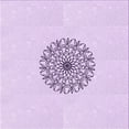 thumbnail image 1 of Ahgly Company Machine Washable Indoor Square Transitional Bright Lilac Purple Area Rugs, 5' Square, 1 of 7