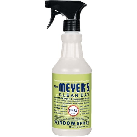 Mrs. Meyer's Clean Day Glass Cleaner, Lemon Verbena Scent, 24 fl oz Bottle