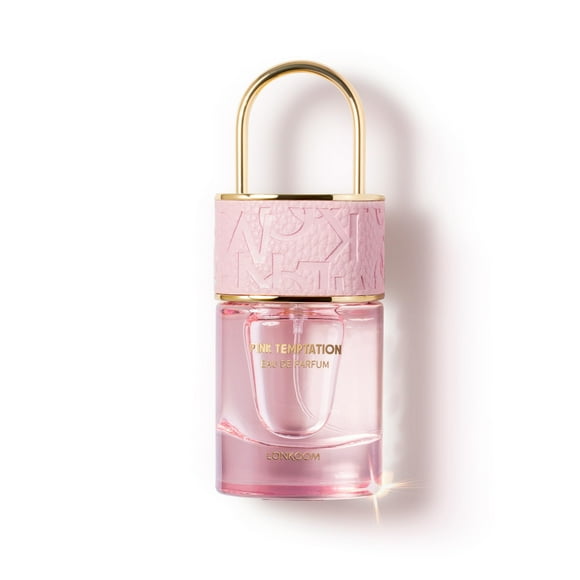 Perfume Lonkoom Lock Pink Temptation Eau De Parfum para mujer, 50 ml