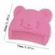 thumbnail image 2 of Peine para Bebé en Forma de Oso de Peluche Rosa, Cómodo para el Baño del Cuero Cabelludo del Recién Nacido para Eliminar la Suciedad de Nacimiento, 2 of 2