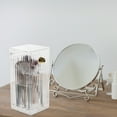 thumbnail image 6 of Yardwe Clear Makeup Brush Organizer Pot for Cosmetics and Desktop Pen Storage, 6 of 8