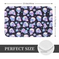 thumbnail image 2 of Sikiie crystal flower Skull Print Flannel Anti-slip Floor Mat 16x24in, Thickened Dustproof Entrance Door Mat Floor Mat for Kitchen, Bathroom, Laundry Room, 2 of 7