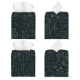 thumbnail image 2 of Junzan Chemistry Formulas 2 for Tissue Box Cover Holder, Square Facial Tissue Case with Bottom Belt Facial Paper Organizer Dispenser for Tabletop/Bathroom/Car/Office, 2 of 7