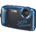 thumbnail image 2 of Fujifilm FinePix XP140 16.4 Megapixel Compact Camera - Sky Blue - 3" LCD - 5x Optical Zoom - 2x Digital Zoom - Optical (IS) - 4608 x 3456 Image - 3840 x 2160 Video - HD Movie Mode - Wireless LAN, 2 of 5