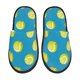 thumbnail image 1 of Balery Ball Tennis Pantuflas de Casa de Felpa Silenciosas con Diseño Estampado, Zapatillas Cómodas Antideslizantes de Algodón para Interior-Medium, 1 of 8