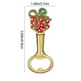 thumbnail image 2 of Elainilye Christmas Themed Gold Bottle Opener for Beer Creative Holiday Gift Parties and Celebrations, 2 of 7