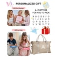 thumbnail image 3 of Bolsa de viaje Vogewood de regalo para niñas adolescentes con monograma (letra V), 3 of 7