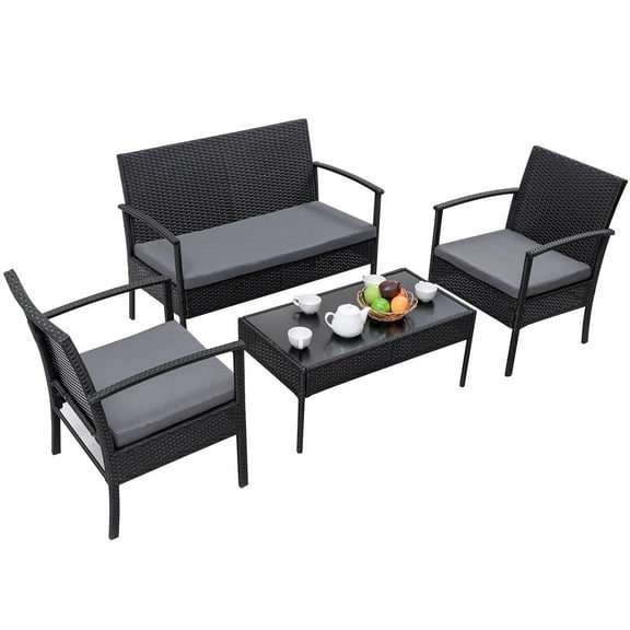 Black Wicker Furniture