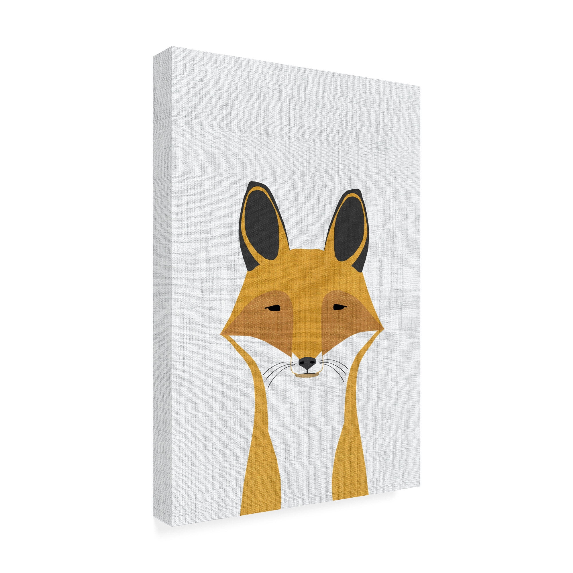 Trademark Fine Art 'Foxy' Canvas Art by Annie Bailey Art