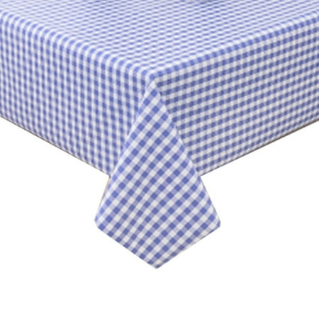 

VEAREAR Square Tablecloth PVC Grids Square Tablecloth Home Kitchen Waterproof Oil-proof Dining Table Cover