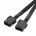 thumbnail image 4 of 3X Tarjeta de Video 12VHPWR PCIe 5.0 de 12 Pines A Doble GPU PCIE Cable de 8 Pines para Tarjeta de Video Pública RTX30 Series 3070 3080 RTX3090, 4 of 5