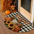 thumbnail image 2 of Alfombra de otoño con estilo de calabaza de fútbol Alfombra antideslizante de otoño Alfombra de entrada interior para Acción de Gracias Porche delantero, 2 of 5