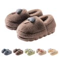 thumbnail image 2 of XIMIN Women's Mushroom Cute Cotton Slippers Lightweight Memory Foam Cartoon Fuzzy Plush Slippers Winter Warm Home Slippers Indoor Outdoor Shoes, 2 of 6