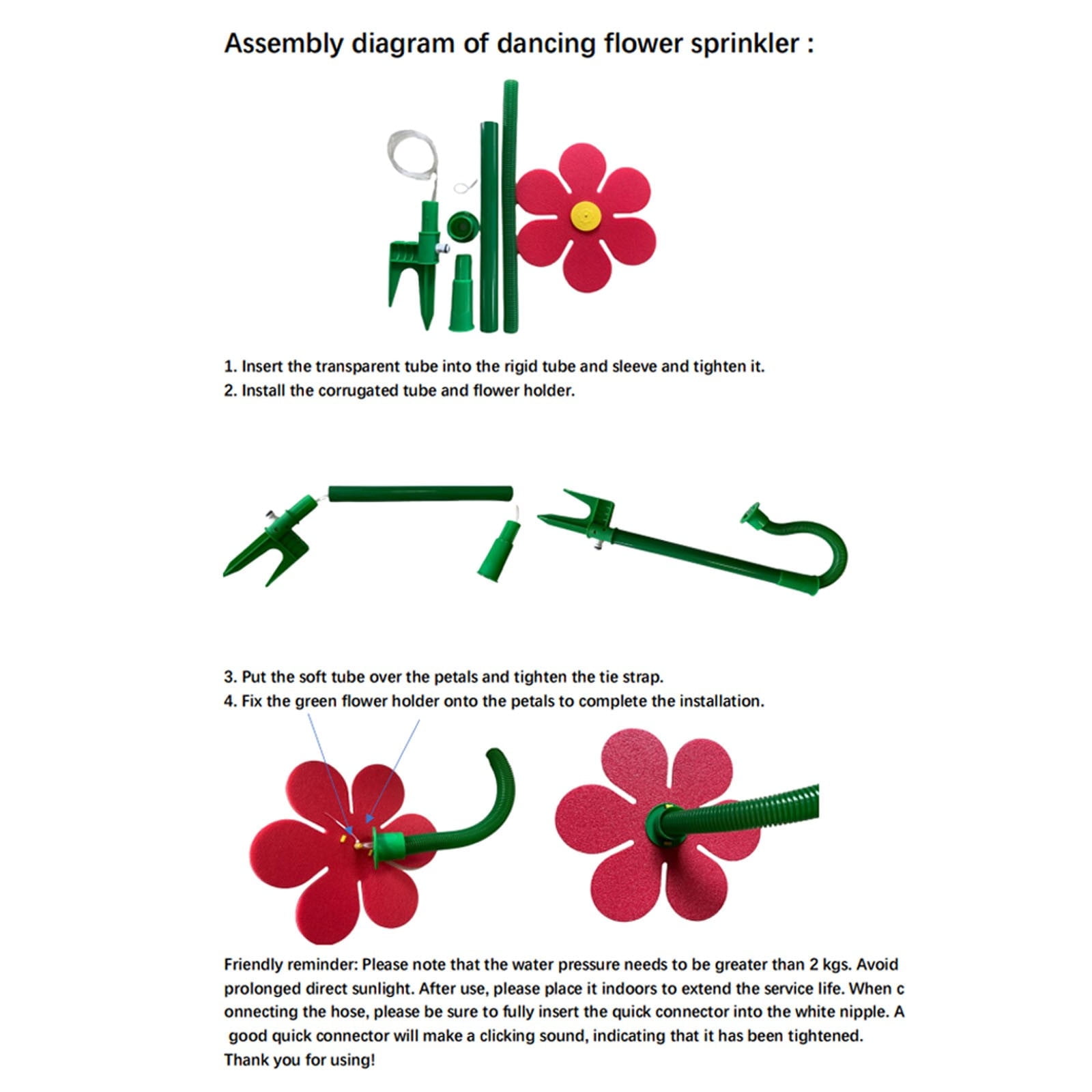 BPPEG 2026 New Dancing Daisy Sprinkler,Garden Crazy Daisy Sprinkler Stake,Lawn Watering Sprinkler Sprayer,Garden Irrigation Tool for Yard Watering for Lawn, Garden, Yard, Flower Beds