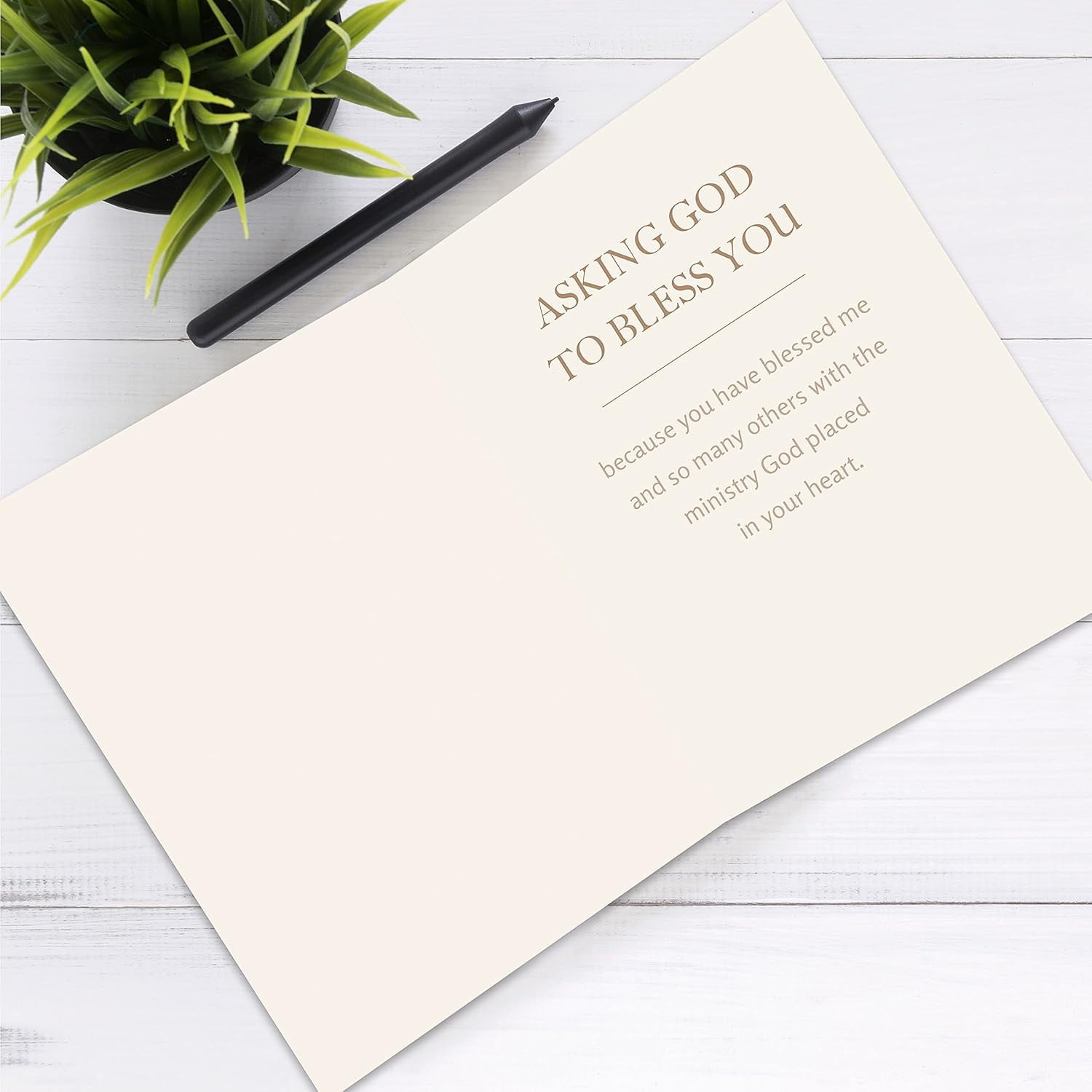 Ministry Appreciation Card | Thanking God for You (Pack of 100)