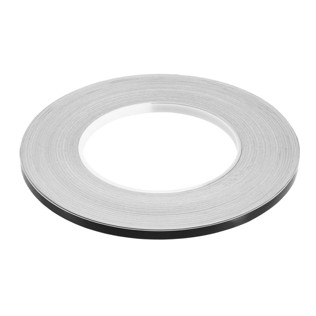 Unique Bargains Tiras decorativas de 0,2 pulgadas de ancho y 164 pies, cinta adhesiva reflectante impermeable para motocicleta, color negro