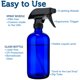 thumbnail image 3 of Se puede rellenar una botella de spray de vidrio de 2PCS500ML, muy adecuada para aceites esenciales, plantas, soluciones de limpieza, spray para el cabello MFZFUKR BST3020341-3, 3 of 6
