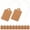 Brown, variant on Shisuyan 200pcs Kraft Paper Papers Hang Tags With String Writable Prices Tags For Jewelry Clothing Retail Display Marking Strung Tags For Labeling