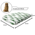 thumbnail image 2 of Crocodile Pet Bed, Funny Green Alligator Animals in Cartoon Style Zoo Reptile Biting Characters, Resistant Pad for Dogs and Cats Cushion with Removable Cover, 24" x 39", Green and White, by Ambesonne, 2 of 4
