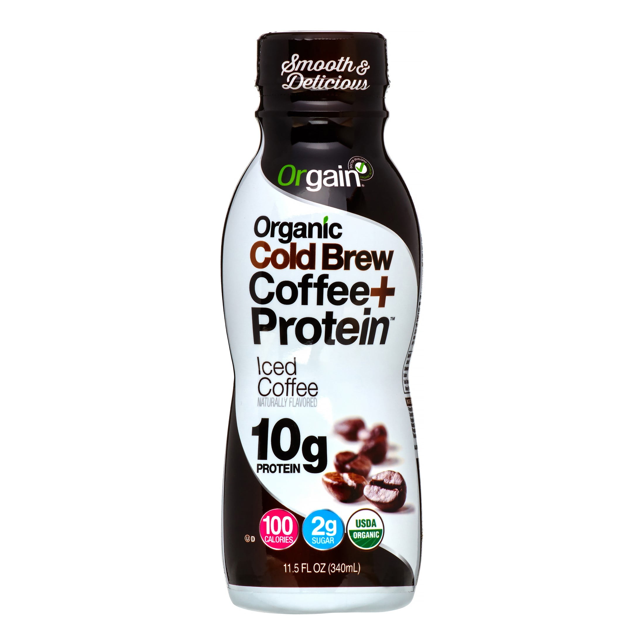 Orgain Organic ColdBrew Coffee Plus Protein, Iced Coffee, 11 Fl Oz