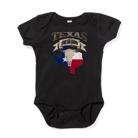 

CafePress - Bull Skull Texas Pride - Cute Infant Bodysuit Baby Romper - Size Newborn - 24 Months