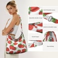 thumbnail image 5 of Canvas Tote Bag for Women Aesthetic Cute Strawberry Women's Handbag for Beach Trendy Gifts, 5 of 5