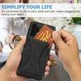 thumbnail image 4 of Dteck Galaxy A42 5G Case Shockproof Card Holder Wallet Protective Cover with Card Slot and Slim Purse Leather Case for Samsung A32 5G (Black), 4 of 6