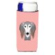 thumbnail image 1 of Aisladores de bebidas Caroline's Treasures Checkerboard Pink Saluki Ultra para latas delgadas BB1229MUK, 1 of 1