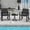 Black, variant on Gymax 3 Piece Patio Rocking Set 2 Rocking Chairs w/ Tempered Glass Side Table Black