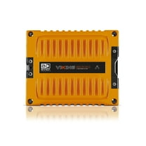 Banda VIK8000.1ORANGE New Viking 8000 Watts Rms Amplifier Audio Car Speaker 1-Ohm Full Range Crafted with Aluminum Chassis, LED Indicators - Orange