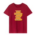 thumbnail image 1 of Camiseta de Mujer Yinane Ropa de Verano Suave con Cuello Redondo para Senderismo Vacaciones M, 1 of 7
